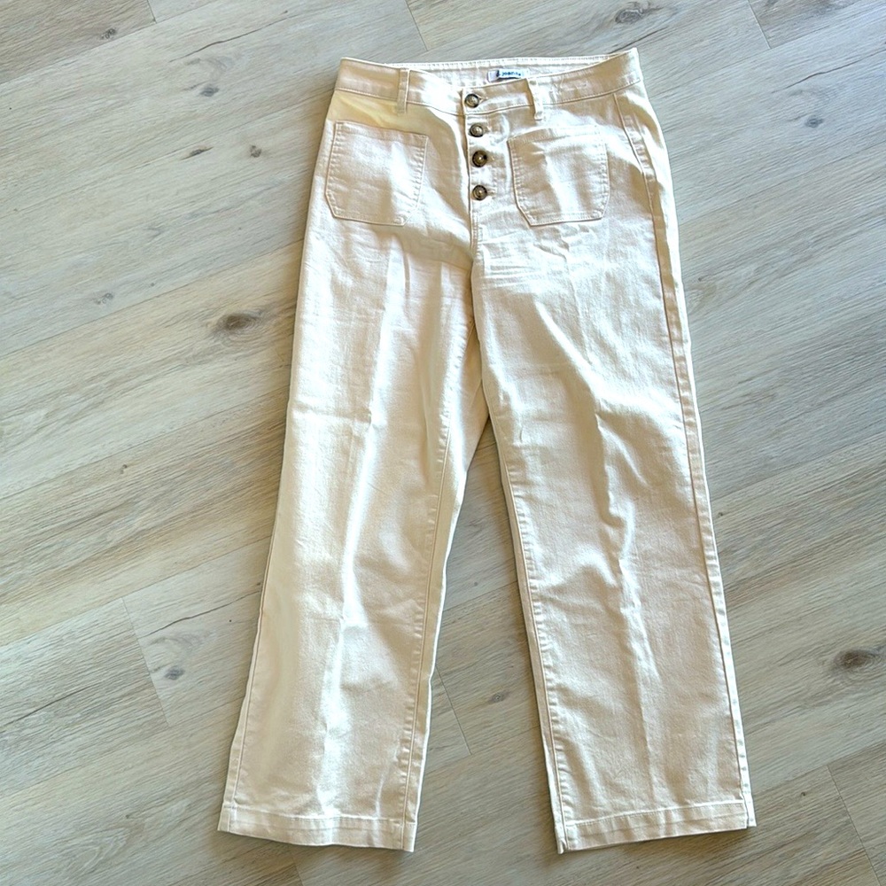 D. jeans cream color